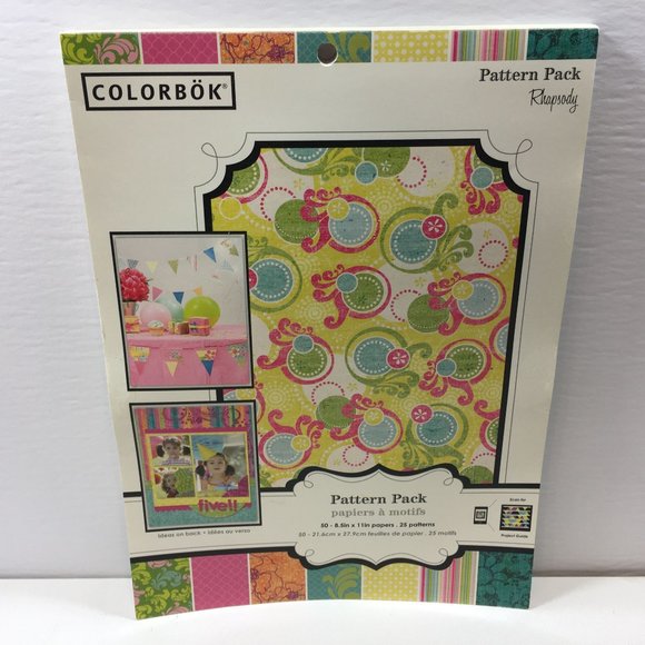 Colorbok Patterned Spring Morning Rhapsody 12"x12" 8.s5"x11" Craft Cardmaking Sc - Picture 7 of 12